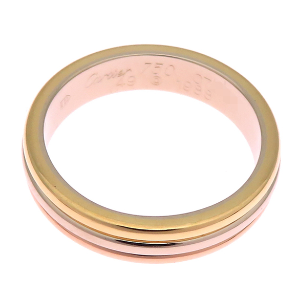 CARTIER Authentic Gold Trinity Ring #49 - Picture 2 of 7